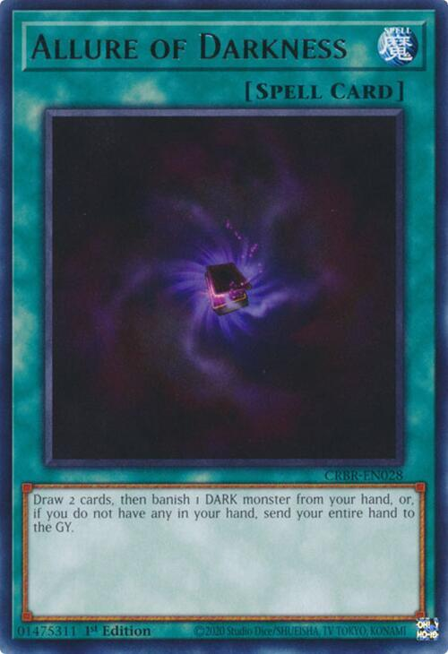 Allure of Darkness - CRBR-EN028 - Rare - 1st Edition